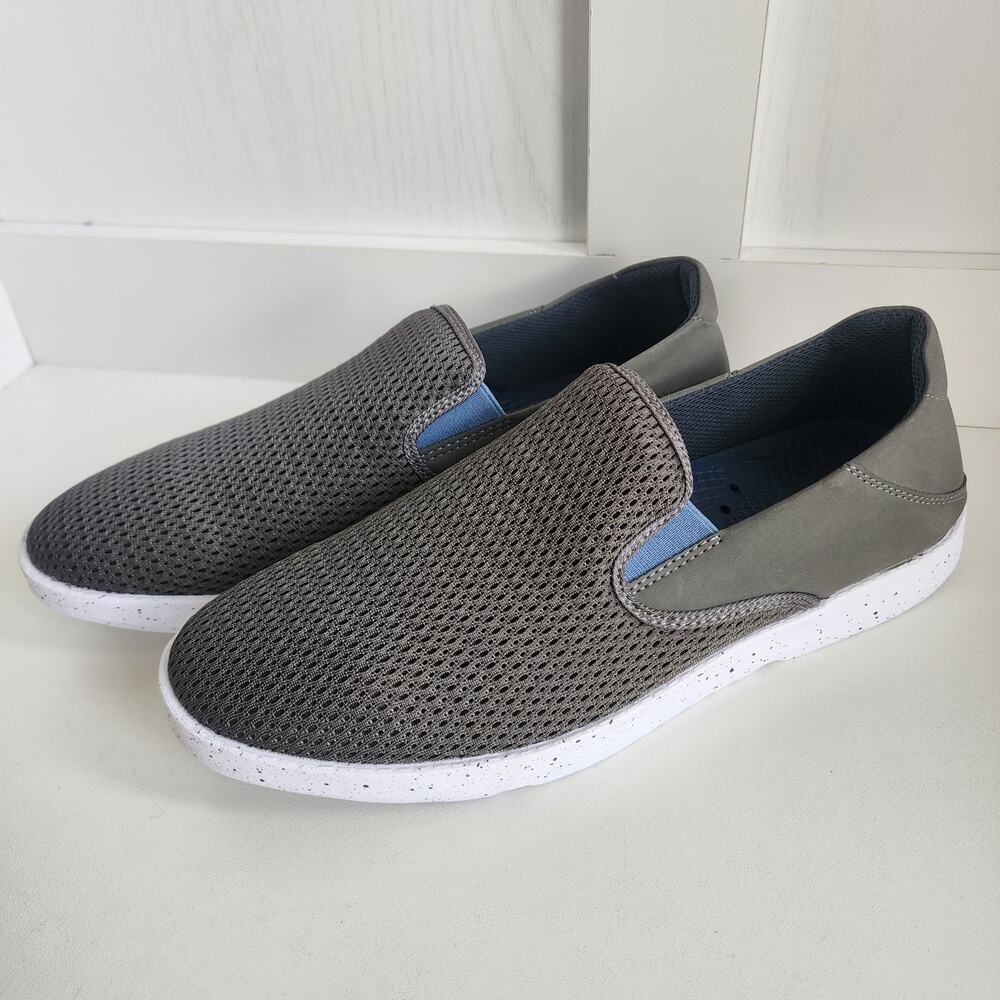 Island Surf Company FCM Destin Rebound Recovery Slip on Tan Mesh Men's Sz 11 NEW